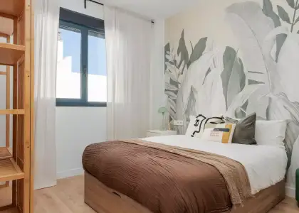 Habitación en piso compartido de 2 habitaciones en alquiler en La Bresca en Málaga