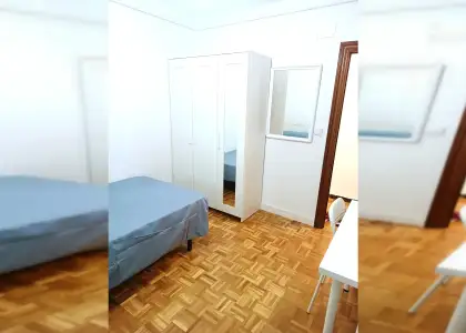 Habitación en un apartamento compartido de 3 habitaciones en alquiler en Pilarica-Los Santos. en Valladolid